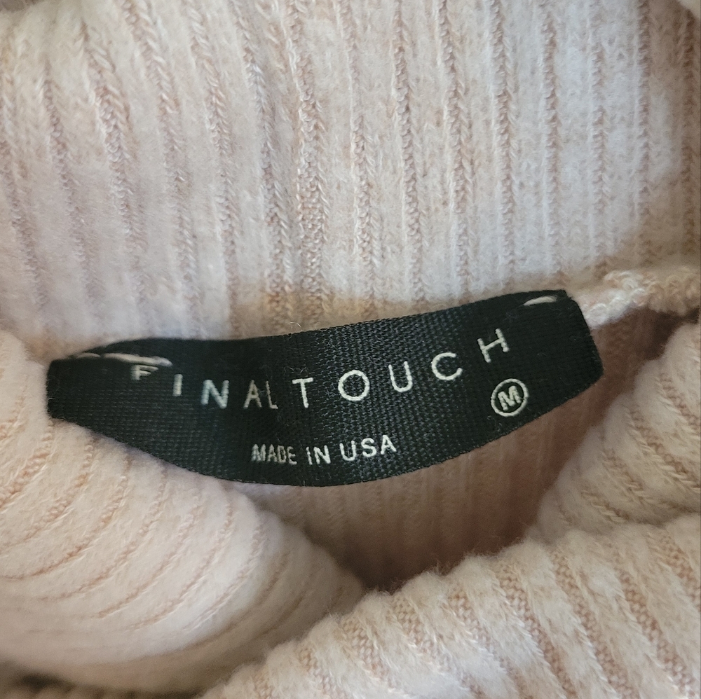 Final Touch, Size Medium, Sleeveless Turtleneck, … - image 2